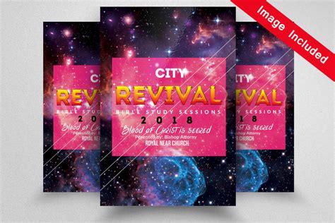 Church Flyer Templates By Designhub | TheHungryJPEG