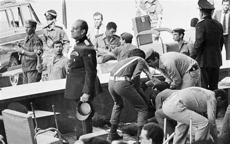 Photographs from the assassination of Anwar Sadat, 1981 - Rare Historical Photos