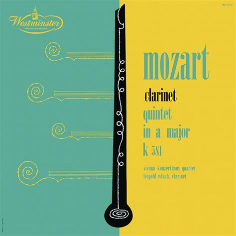 Club CD: MOZART - Clarinet Quintet in A Major