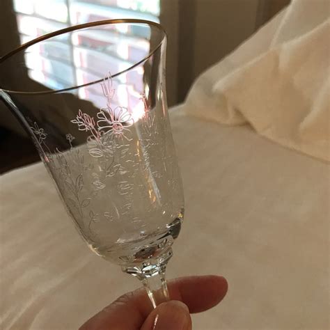 Lenox “Fontaine” Crystal Wine Glasses - Set of 8 | Chairish