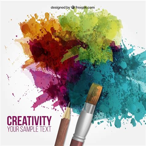 Creativity background Vector | Free Download