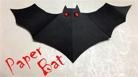 DIY: Halloween Decorations | Paper Bat | Easy Crafts for Kids - YouTube