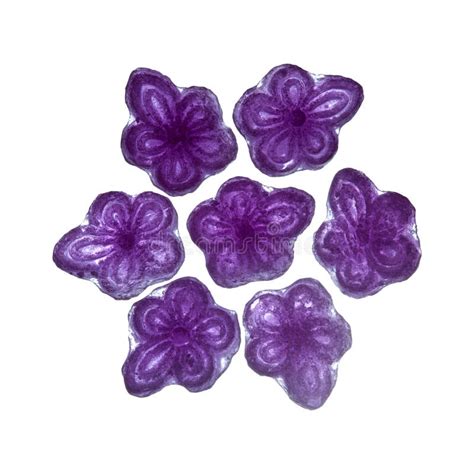 Violet candy of Madrid stock image. Image of cutout - 109190393