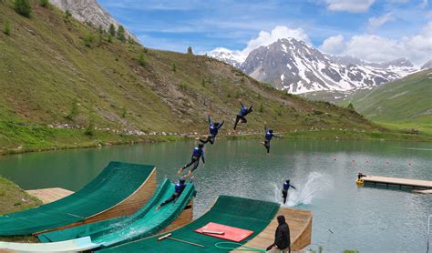 Tignes france summer lake jump | Summer lake, Vacation, Extreme sports activities