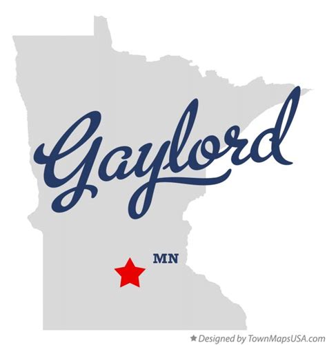 Map of Gaylord, MN, Minnesota