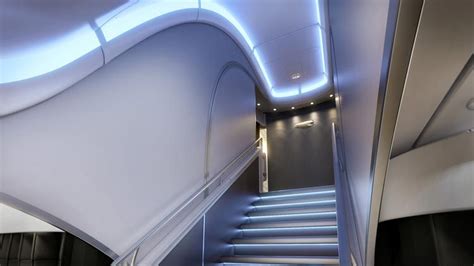 Interior stairs to our A380 upper deck. | Airbus a380, British airways ...