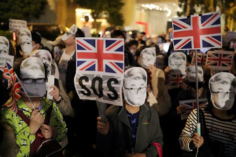 Hong Kong protesters seek support from the British | PBS NewsHour