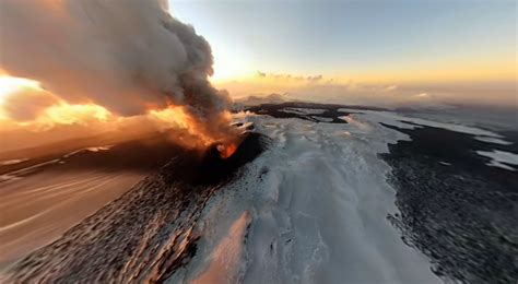 Tolbachik Volcano Eruption In Moveable, 360 Degree Aerial Footage - Business Insider