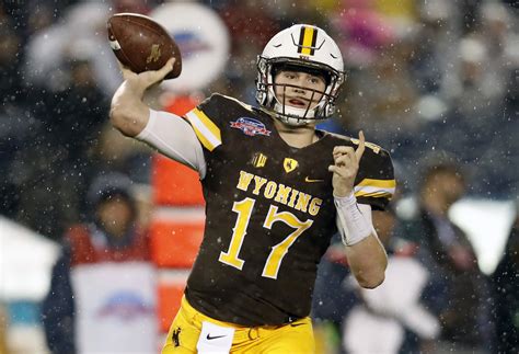 How Wyoming's Josh Allen went from zero scholarships to the top of NFL ...