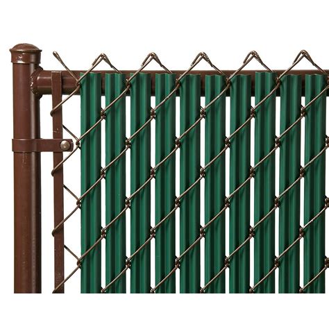 4ft Green Ridged Slats for Chain Link Fence, Add privacy and curb ...