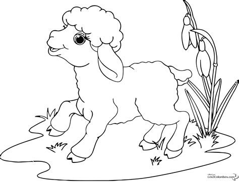 119 dessins de coloriage Mouton à imprimer