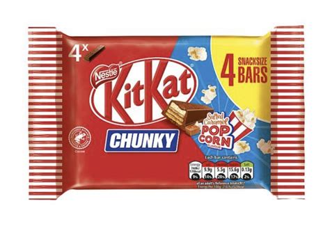 Nestle KIT KAT Chunky Salted Caramel Popcorn 4 Pack – Brits R U.S.