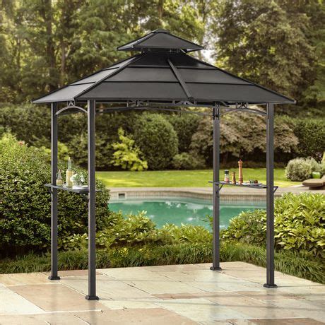 hometrends 5 ft. x 8 ft. Hardtop Grill Gazebo | Walmart Canada