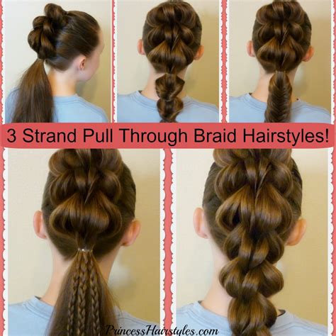 3 Strand Pull Through Braid Tutorial And 5 Ways To Wear It! - Va Loan Refi