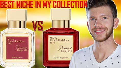 BACCARAT ROUGE 540 EDP VS EXTRAIT | TWO OF THE BEST NICHE FRAGRANCES I OWN - YouTube