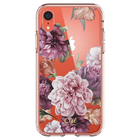 iPhone XR Case Cecile Rose Floral | Spigen Philippines