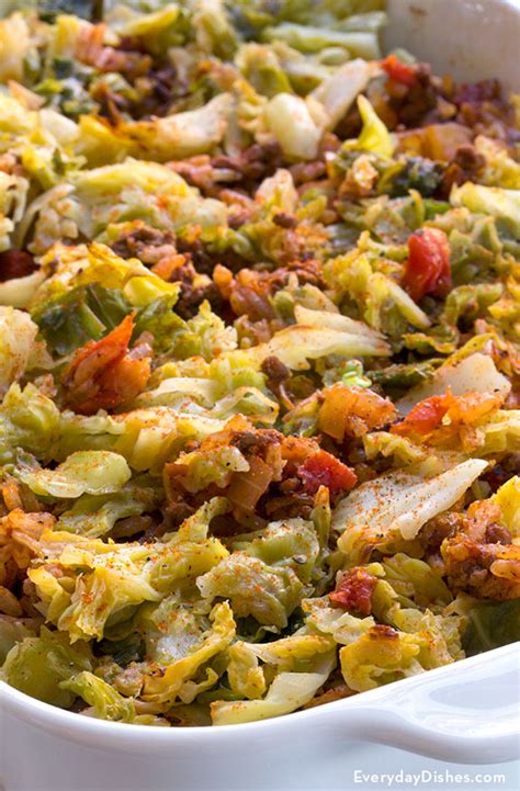 Stuffed Cabbage Casserole Recipe Made Low-Carb