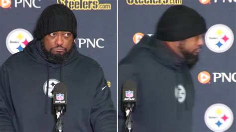 Steelers head coach walks out of press conference after playoffs loss | Sport | Independent TV