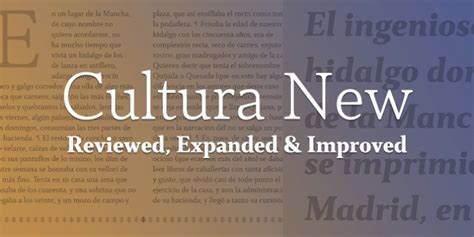 Cultura New FONT Download