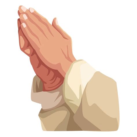 Premium Vector | Hands praying sign