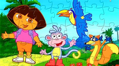 Dora Explorer | Puzzle Game for Children - YouTube