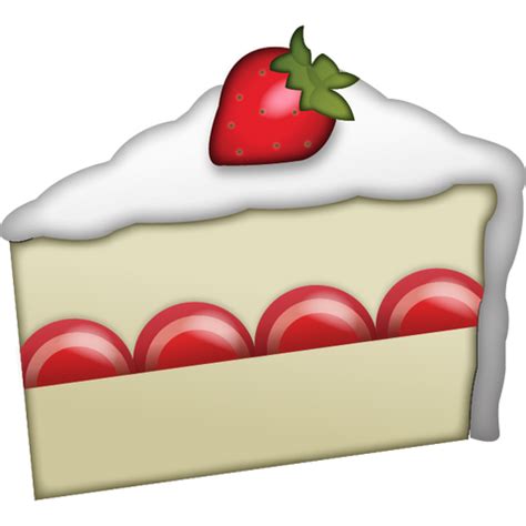 Download Strawberry Cake Emoji | Emoji Island