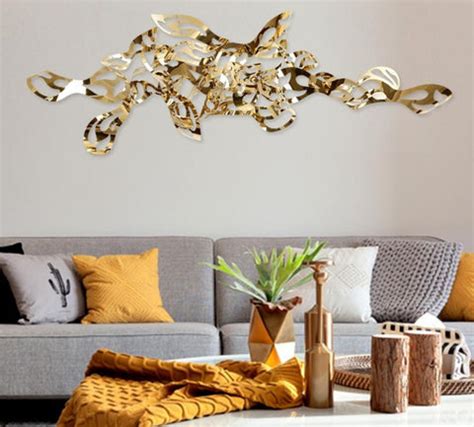 Gold Metal Wall Decor / Deco 79 50370 metallic gold starburst metal wall decor, 3d wall art ...