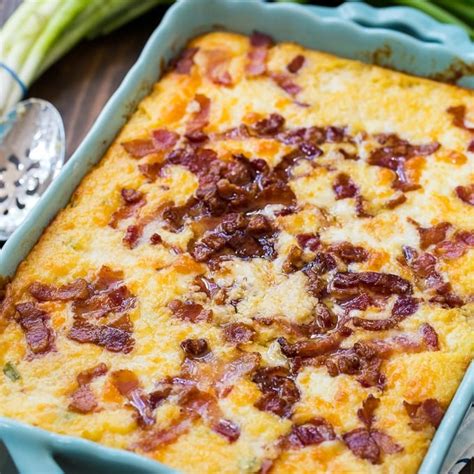 Cheese and Bacon Grits Casserole - Spicy Southern Kitchen