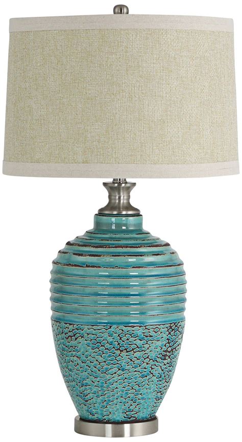 Teal Desk Lamp Shade - JamesDrakes