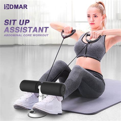 Sit Up Assistant Abdominal Core Workout Fitness Adjustable Sit Ups Exe ...