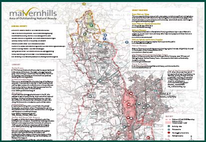 map – Malvern Hills AONB