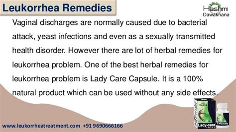 Leukorrhea Herbal Treatment