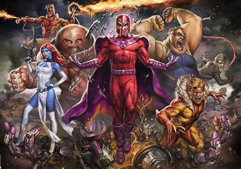 Marvel Magneto and the Brotherhood of Mutants Art Print by S | Marvel ...