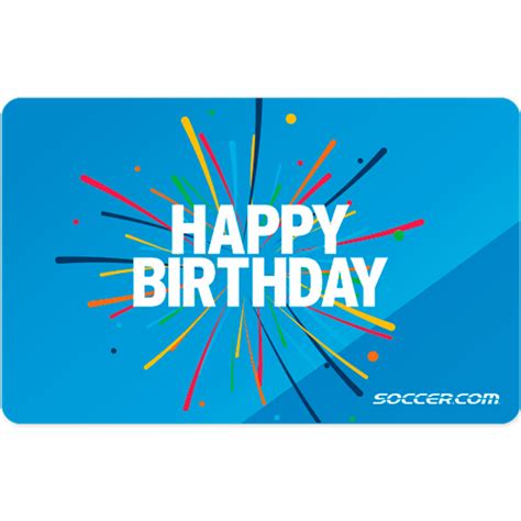 SOCCER.COM Happy Birthday Gift Card | SOCCER.COM