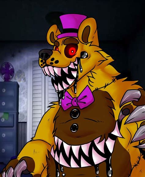 NIGHTMARE FREDBEAR by Captain-Grizzly.deviantart.com on @DeviantArt | Fnaf drawings, Anime fnaf ...