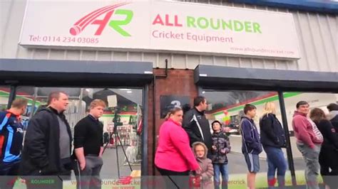 All Rounder Cricket Sheffield Megastore - Opening Day - YouTube