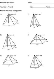 Volume of a Pyramid - MathVine.com