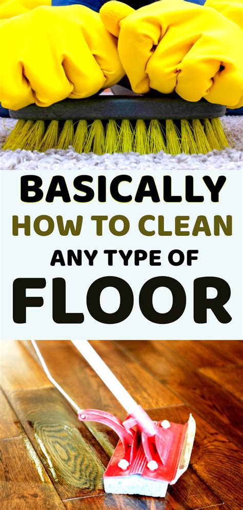 The Practical Way To Clean Any Type Of Floor in 2021 | Types of flooring, Cleaning, Homemade ...