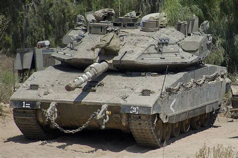 BARAK Merkava V tank enters into service with Israeli army to perform field test capabilities ...