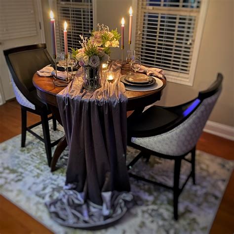 Romantic Dinner – Table Setting for Valentine’s Day at Home | Romantic ...