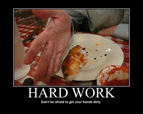 Motivational Poster: HARD WORK – Less Talk, More Do