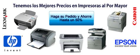 Distribuidor y Mayorista de Impresoras HP, EPSON, CANON, Lexmark y mas Contactenos y ahorre ...