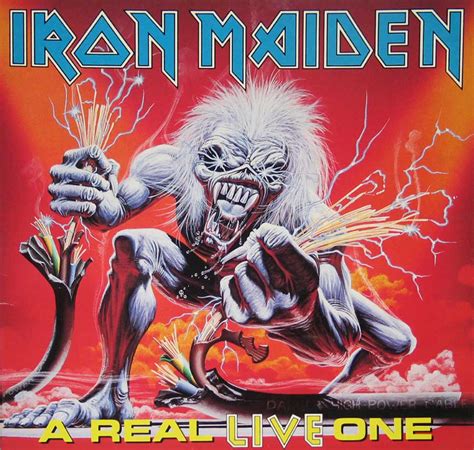 IRON MAIDEN A Real Live One New Wave Of British Heavy Metal, NWOBHM Vinyl Album Cover Gallery ...