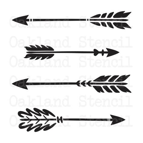 Arrow STENCIL 4 Different for Painting Signs Wood - Etsy Australia