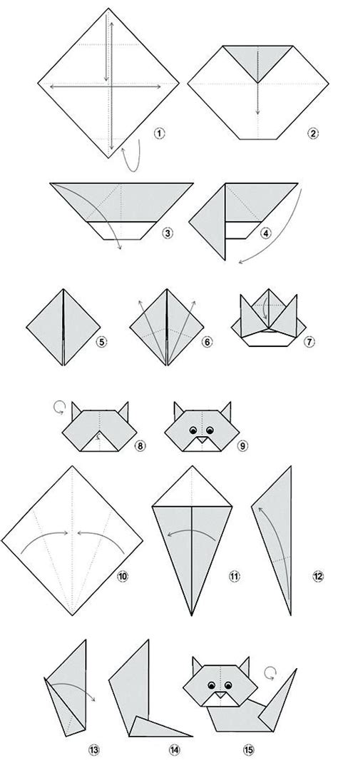 Origami Cat Instructions Origami Cat Instructions Best Origami Cat Ideas Only On Origami ...