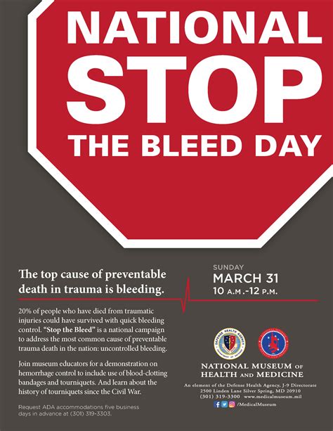 National Museum of Health and Medicine (NMHM): National Stop the Bleed Day -- Demo at the ...