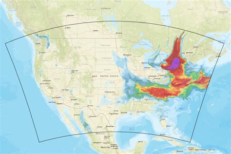 Canada Fires 2023 Smoke Map - Maggie Brown Viral