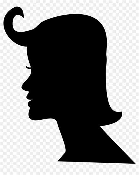 Png File Svg - Woman Face Silhouette Png Clipart (#1510820) - PikPng