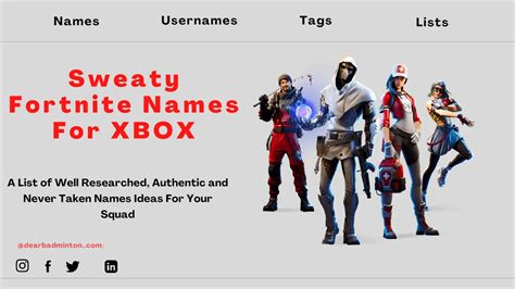 100+ Top Sweaty Fortnite Names For XBOX [ Usernames 2024 ]