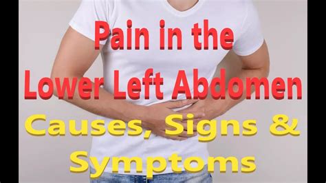 Pain in the Lower Left Abdomen - Causes, Symptoms & Signs - YouTube